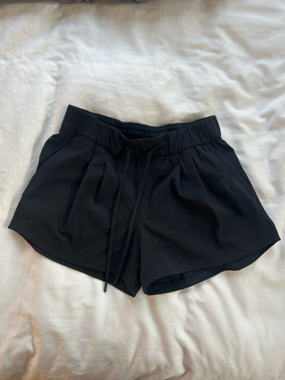 lululemon athletica Black Women's Athletic Drawstring Shorts